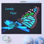 Blauwe vlinder flyer (Enkel)