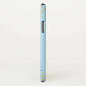 Blauwe Vlinder & Gouden Confetti Case-Mate iPhone Case (Achterkant / rechts)