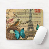 Blauwe vlinder herenstaartengraaf muismat (Met muis)