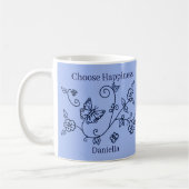 Blauwe Vlinder Herinneringsmok Koffiemok (Links)