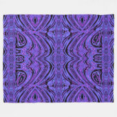 Blauwe Vlinder in vlucht 2 Fleece Deken (Voorkant (Horizontaal))