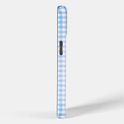 Blauwe vlinder in vlucht op Gingham Case-Mate iPhone Case (Achterkant / Rechts)