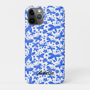Blauwe vlinder iPhonettas Case-Mate iPhone Case