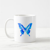 Blauwe Vlinder Koffiemok (Links)
