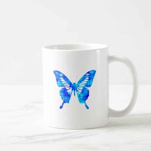 Blauwe Vlinder Koffiemok (Rechts)