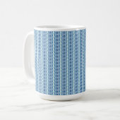 Blauwe vlinder koffiemok (Voorkant links)