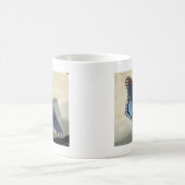 Blauwe vlinder koffiemok (Center)