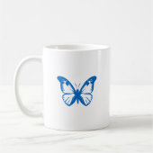 Blauwe Vlinder Koffiemok (Links)