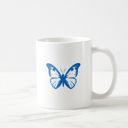 Blauwe Vlinder Koffiemok (Rechts)