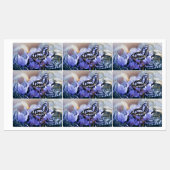 Blauwe vlinder labels (Vel)