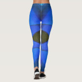 Blauwe vlinder leggings (Achterkant)