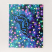 Blauwe vlinder legpuzzel (Verticaal)