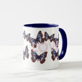 Blauwe Vlinder Liefde Mok (Voorkant rechts)