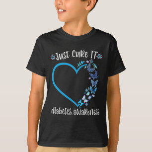 Blauwe vlinder maakt het alleen maar fijn dat hij t-shirt