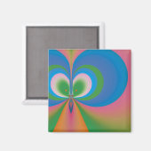 Blauwe vlinder magneet (Voorkant / Achterkant)