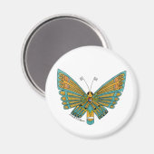 Blauwe vlinder magneet (Voorkant / Achterkant)