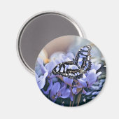 Blauwe vlinder magneet (Voorkant / Achterkant)