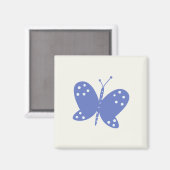 Blauwe Vlinder Magneet (Voorkant / Achterkant)