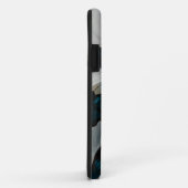 Blauwe Vlinder Maskerade Elegante Fantasie Case-Mate iPhone Case (Achterkant/rechts)