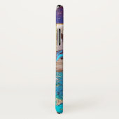 BLAUWE VLINDER MET GROENE GOUDEN SPARKELS Case-Mate iPhone CASE (Achterkant / rechts)