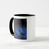 Blauwe vlinder mok (Voorkant links)