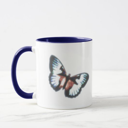 Blauwe Vlinder Mok (Links)