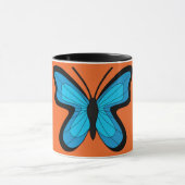 Blauwe Vlinder Mok (Midden)