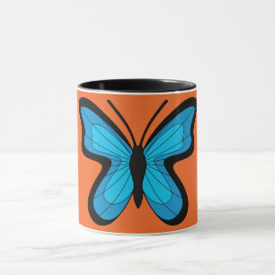 Blauwe Vlinder Mok