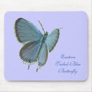 Blauwe vlinder Mousepad met oosterse tonijn Muismat