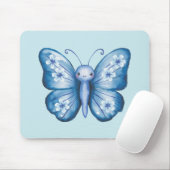 Blauwe vlinder muismat (Met muis)