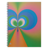 Blauwe vlinder notitieboek (Voorkant)