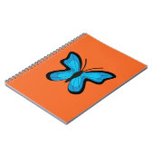 Blauwe Vlinder Notitieboek (Linkerzijde)