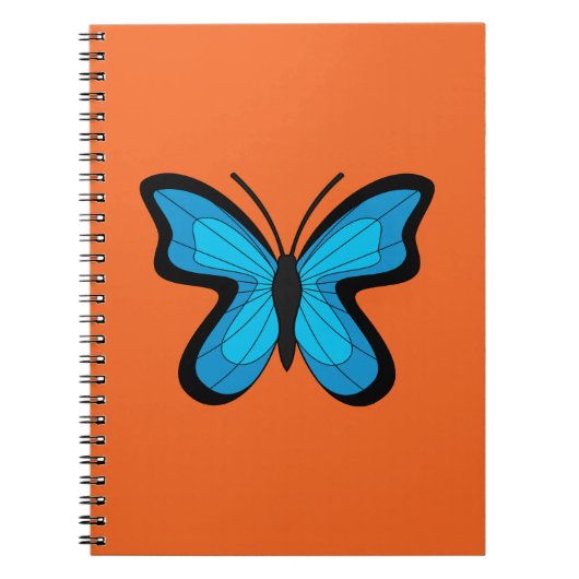 Blauwe Vlinder Notitieboek (Voorkant)