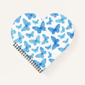 Blauwe vlinder notitieboek (Voorkant)