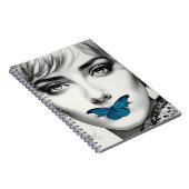 Blauwe vlinder | Notitieboek van onuitgesproken wo (Rechterzijde)