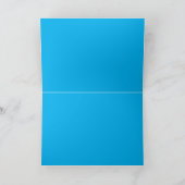Blauwe vlinder notitiekaartje (Binnen)