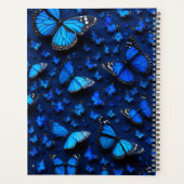 blauwe vlinder planner (Achterkant)
