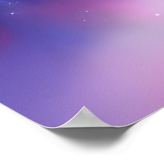 Blauwe vlinder poster (Hoek)