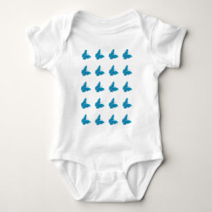 Blauwe vlinder romper