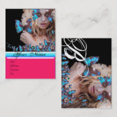 BLAUWE VLINDER SCHOONHEIDSSALON, MAKE-UP ARTIST mo Visitekaartje (Voorkant / Achterkant)