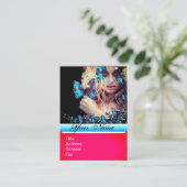 BLAUWE VLINDER SCHOONHEIDSSALON, MAKE-UP ARTIST mo Visitekaartje (Staand voorkant)