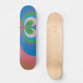 Blauwe Vlinder Skateboard (Voorkant)