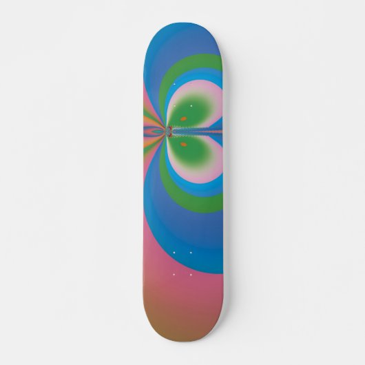 Blauwe Vlinder Skateboard (Voorkant)