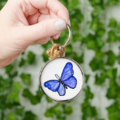 Blauwe vlinder Sleutelhangers (Hand)