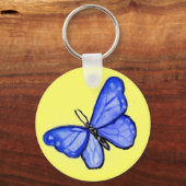 Blauwe vlinder Sleutelhangers (Voorkant)