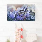 Blauwe vlinder spandoek (Insitu)