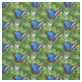 Blauwe vlinder stof (Swatch)