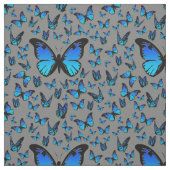 blauwe vlinder stof (Swatch)