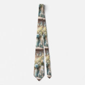 Blauwe vlinder stropdas (Voorkant)