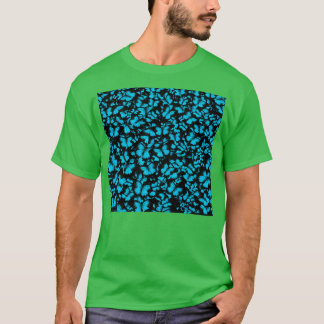 Blauwe vlinder t-shirt